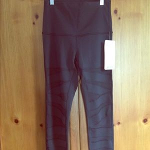 Lululemon BNWT. Wunder Under Pant HR*SE Mesh.